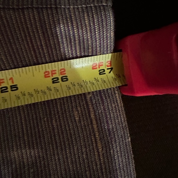 Mary Ann Restivo Vintage Midi Gold Brown Blue Purple Mini Stripes Skirt SZ 12 - Picture 12 of 12